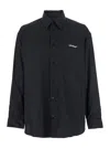 Off-white Graphic Print Shirt Chest Pocket In Black