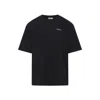 Off-white Graphic Print Short Sleeve Crew Neck T-shirt In Black
