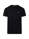 Off-white Black Logo T-shirt In Black