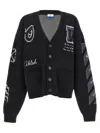 Off-white Sweaters In Black