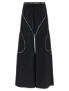 Off-white Off White Black Polyester Trousers In Black