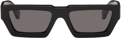 Off-white Black Manchester Sunglasses In Black Dark Grey