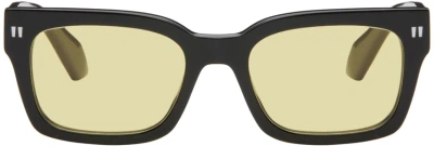 Off-white Black Midland Sunglasses In Black Yellow