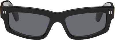 Off-white Black Miramar Sunglasses In Black/dark Grey