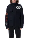 Off-white Off White Moon Phase Field Jacket In Black
