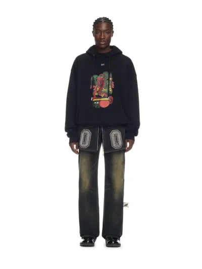 Off-white Black Nana Arrow Hoodie In Multi