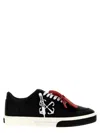 Off-white Off White Low Leather Vulcanized Sneakers For In Black