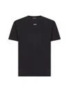 Off-white Graphic Print Crew Neck Cotton T-shirt In Black