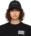 Off-white Black 'no Cap' Cap In Black White
