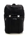 Off-white Black Nylon Backpack In Black