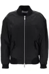 Off-white Off White Oversized Nylon Bomber Jacket