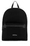 Off-white Black Nylon Core Backpack In Black