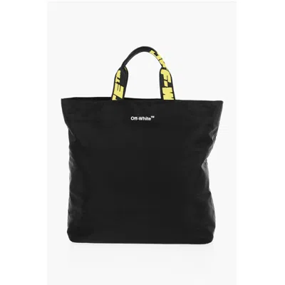 Off-white Black Nylon Tote Bag