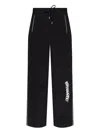 Off-white Black Nylon Track Pant In Black