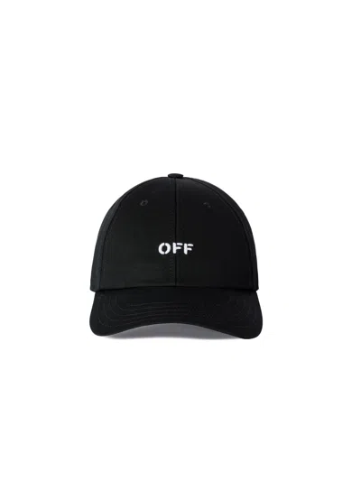 OFF-WHITE BLACK OFF STAMP BASEBALL CAP