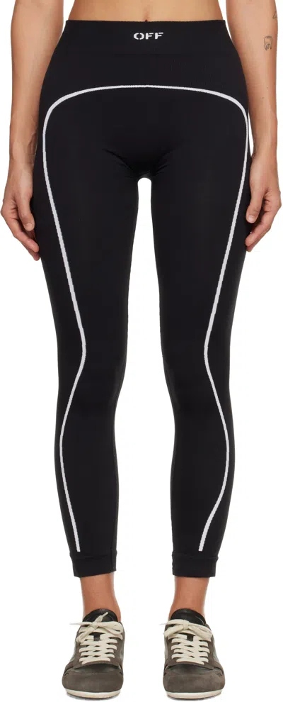Off-white Black Off Stamp Seamless Leggings