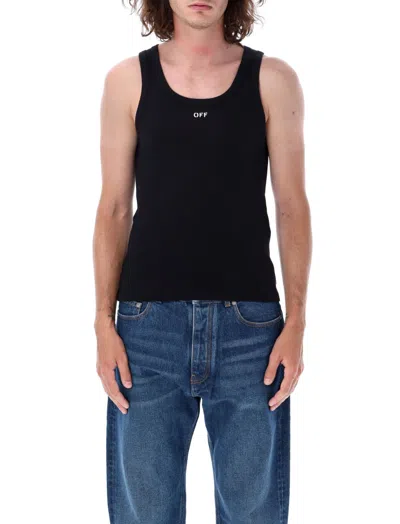OFF-WHITE BLACK OFF STAMP SLEEVELESS TANK