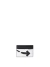 Off-white Black Ooo Sneaker Card Case In Black