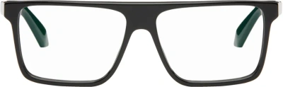 Off-white Black Optical Style 36 Glasses In Black Blue Block