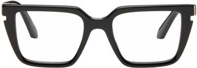 Off-white Black Optical Style 52 Glasses In Black Blue Block