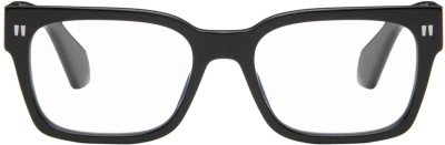 Off-white Black Optical Style 53 Glasses In Black Blue Block