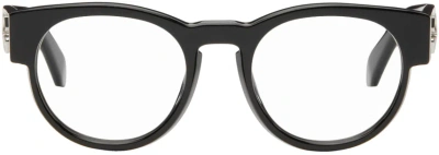 Off-white Black Optical Style 58 Glasses In Black Blue Block