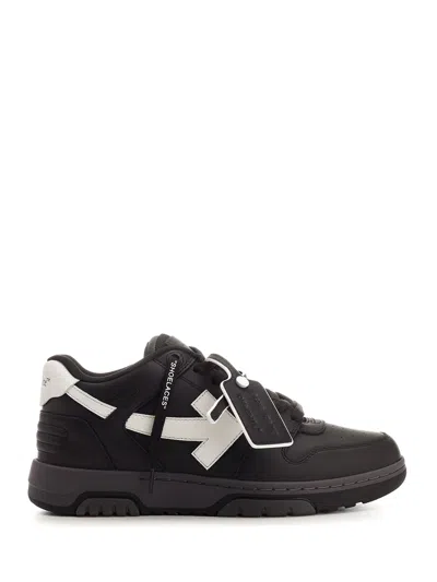 Off-white Black Out Of Office Sneakers In Black White