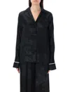 Shop Off-white Black Pajama Shirt