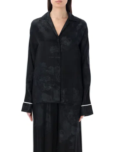 Off-white Black Pajama Shirt