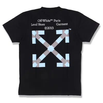 Pre-owned Off-white Black Paris Exclusive Arrows T-shirt