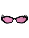 Off-white Black Pink Acetate Sunglasses