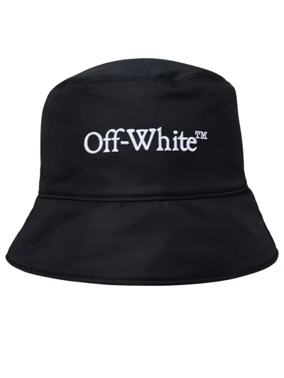 Off-white Bookish Nyl Bucket Hat Black White