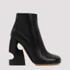 Off-white 110 Meteor Block Ankle Boots In Nappa Leather In Black