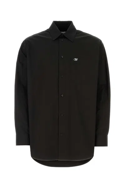 Off-white Black Poplin Oversize Shirt