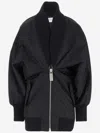Off-white Off White Puff Dress In Black