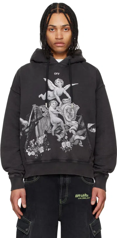 Off-white Putti Skate Hoodie In Black