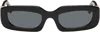 Off-white Black Renton Sunglasses In Black/dark Grey