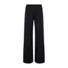 Off-white Flared Jersey Track Pants In Black