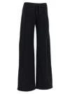 Off-white Off White Flared Joggers In Black