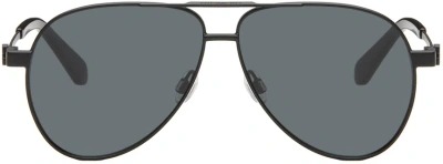 Off-white Black Ruston Sunglasses In Black Dark Grey