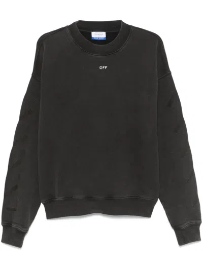 OFF-WHITE BLACK S. MATTHEW SWEATSHIRT