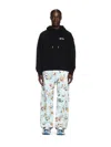 Off-white Off White Men Script Hooded Sweatshirt In Black