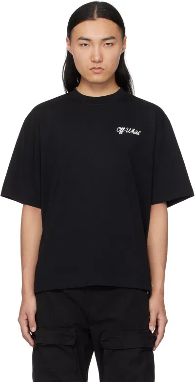 Off-white Script Skate Black Cotton T-shirt