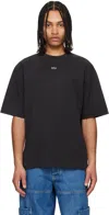 Off-white Black Short Sleeve Martyrdom Arrow Skate T-shirt In Vintage Bl