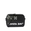 Off-white Medium Jitney Quote Shoulder Bag In Black