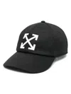 Off-white Arrows-logo Baseball Cap In Black