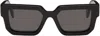 Off-white Black Silverstone Sunglasses In Black Dark Grey