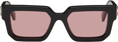 OFF-WHITE BLACK SILVERSTONE SUNGLASSES