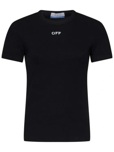 Off-white Black Slim-fit T-shirt