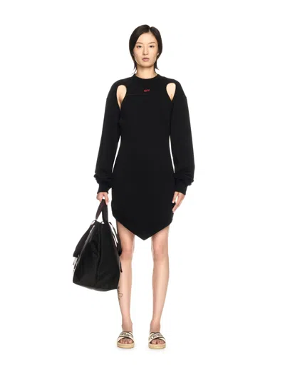 Off-white Black Stamp Bandana Dress